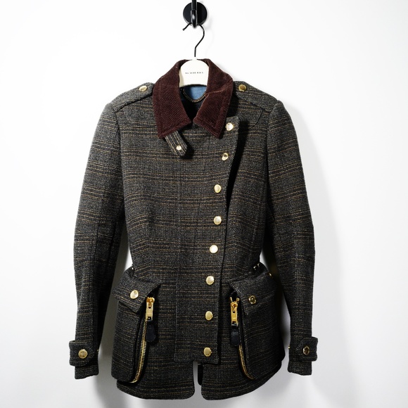 Burberry Jackets & Blazers - Burberry Peplum Wool Coat - Runway 2012